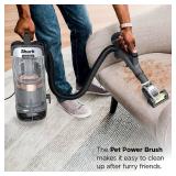 Shark AZ2002 Vertex Powered Lift-Away Upright Vacuum with DuoClean PowerFins, Self-Cleaning Brushroll, Large Dust Cup, Pet Crevice Tool, Dusting Brush & Power Brush, Silver/Rose Gold - Retail: $480