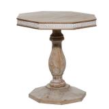 Farmhouse Whitewashed Wood Accent Table Brown - Olivia & May: Handcrafted, No Assembly Required - Retail: $423