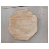 Farmhouse Whitewashed Wood Accent Table Brown - Olivia & May: Handcrafted, No Assembly Required - Retail: $423