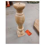 Farmhouse Whitewashed Wood Accent Table Brown - Olivia & May: Handcrafted, No Assembly Required - Retail: $423