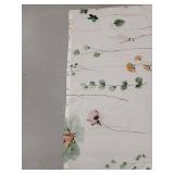 Floral Watercolor Shower Curtain - Retail: $25