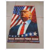 2024 Presidential Campaign Flag - Make America Proud Again 3 x 5  weather proof  - Retail: $24