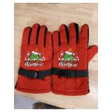 Grinch Christmas Winter Gloves-large - Retail: $25