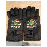Grinch Christmas Winter Gloves-large - Retail: $25
