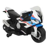 Best Ride on Cars 12V BMW Motorcycle Powered Ride-On - White: Plastic, 3+ Years, 50 lb Capacity - Retail: $180
