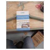 Trueliving Gray Rubberized Hangers 2 packs of 6 - Retail: $26