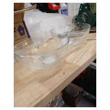 Clear Glass Mixing Bowl Set of 2. 6.5 inches round - Retail: $15