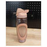 Coolgear Plastic Water Bottle with Pink Flip Lid - Retail: $12