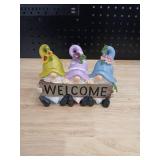 Decorative Garden Gnome Welcome Sign - Retail: $24