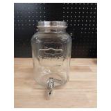 Glass Beverage Dispenser with Spigot - Retail: $15