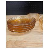Depression Glass Tea Set - Peach Color - Retail: $45
