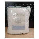 Queen Cool Plush Cooling Mattress Pad - Casalunaâ¢: Hypoallergenic, Waterproof, Fits 18\" Depth, 300 Thread Count - Retail: $49