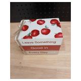 Inspirational Apple Pattern Wooden Book set - Retail: $18