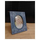 Denim Blue Butterfly Picture Frame - Retail: $15