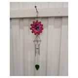 Decorative Flower Wind Chime with Butterflies - Retail: $24