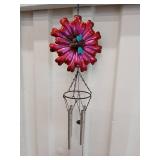 Decorative Flower Wind Chime with Butterflies - Retail: $24