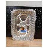 Jiffy-Foil Large Rectangular Aluminum Rack Roaster 1 count per pack. - Retail: $15