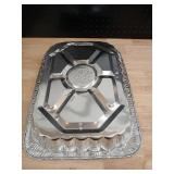 Jiffy-Foil Large Rectangular Aluminum Rack Roaster 1 count per pack. - Retail: $15