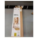 5 Shelf Dorm Bookcase Natural Wood - Room Essentialsâ¢ - Retail: $40