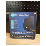 Clear TV Indoor Amplifying & Broadcasting Antenna (Stand Not Included)  As Seen on TV - Retail: $66