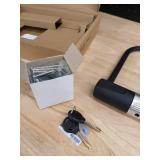 Via Velo Bicycle U Lock with Mounting Bracket 14mm Heavy Duty Bike Lock for Road & Electric Bike - Retail: $26