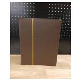 Professional 3-Ring Binder with Gold Accent - Retail: $15