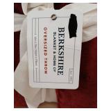 Berkshire Oversized Red Plush Throw Blanket - Retail: $25