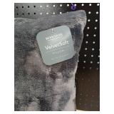 Berkshire VelvetSoft Grey Decorative Pillow 18x18 - Retail: $15