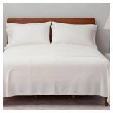 Berkshire 4 Piece Sheet Set Full White - Retail: $62
