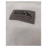 Eddie Bauer Plush Throw Blanket Oversized King Light Light Grey - Retail: $90