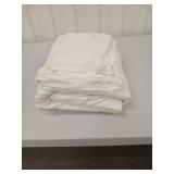 Duvet Cover with 2 pillow cases White king size  - Retail: $45