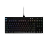 Logitech Pro Mechanical Gaming Keyboard for PC: TKL, RGB Lighting, Micro USB Connection