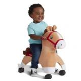 Radio Flyer  Boots: Rolling Pony  Plush Caster Ride-on Horse for Girls and Boys