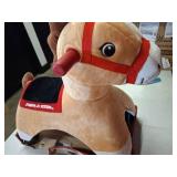 Radio Flyer  Boots: Rolling Pony  Plush Caster Ride-on Horse for Girls and Boys