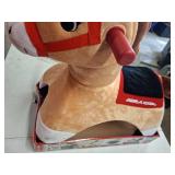 Radio Flyer  Boots: Rolling Pony  Plush Caster Ride-on Horse for Girls and Boys