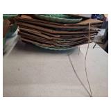 The Pioneer Woman Colette 12-Piece Stoneware Dinnerware Set, Green