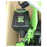 Greenworks 60V 25" Self-Propelled Lawn Mower with (2) 4.0 Ah Batteries & Rapid Charger 2546002 - Retail: $599.99