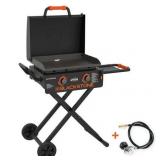 Blackstone Adventure Ready 2-Burner 22  Propane Omnivore Griddle with Flex-fold Legs - Retail: $297