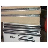 Muscle Rack 5-Shelf Steel Shelving, Silver-Vein, 12" D x 30" W x 60" H - Incomplete