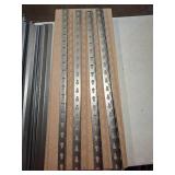 Muscle Rack 5-Shelf Steel Shelving, Silver-Vein, 12" D x 30" W x 60" H - Incomplete