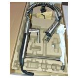 Kohler Vind Semi-Professional Pull-down Kitchen Sink Faucet, Stainless Steel - Retail: $295.01