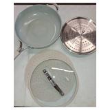 Tramontina 5-quart All-In-One Plus Ceramic Non-Stick Pan (no wooden spoons)