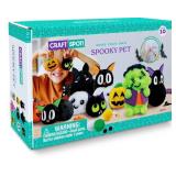 DIY Pom-Pom Animal Craft Kit - Plush Keychain Making Craft Kit, Create 10 Animal Models, Soft and Fluffy Craft Pom Poms for Kids, Perfect for Boys Girls to Make Your Own Stuffed Keychains