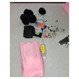 DIY Pom-Pom Animal Craft Kit - Plush Keychain Making Craft Kit, Create 10 Animal Models, Soft and Fluffy Craft Pom Poms for Kids, Perfect for Boys Girls to Make Your Own Stuffed Keychains