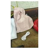 LitBear Travel Makeup Mirror with Lights, Rechargeable Double-Sided 10X/1X Magnifying Mirror, Portable Lighted Beauty Mirror, 3 Color Lighting, Dimmable Touch Screen, Tabletop Handhold Hanging (White)