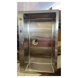 33 Inch Drop in Kitchen Sink, 33 x 19 Stainless Steel Kitchen Sink Top Mount Single Bowl 16 Gauge Deep Basin - Retail: $209