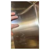 33 Inch Drop in Kitchen Sink, 33 x 19 Stainless Steel Kitchen Sink Top Mount Single Bowl 16 Gauge Deep Basin - Retail: $209