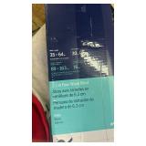 Levolor White Faux Wood Blinds 35x64 - Retail: $45