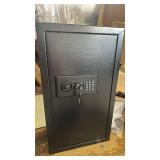 25.6\" Tall Fireproof Wall Safes Between the Studs 16\" Centers, Heavy Duty Combination Lock in Wall Safe with 2 Removable Shelf, Hidden Safe for Money, Jewelry, Document, PassportMissing Key Hole Cov