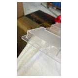 Weysat Acrylic Brochure Holder Wall Mount Rack Acrylic Magazine Literature Holder Display Stand Business Tri Fold Clear 9 Pockets Pamphlet Display Plastic Flyer Wall Mount Slots(1 Pcs) - Retail: $55